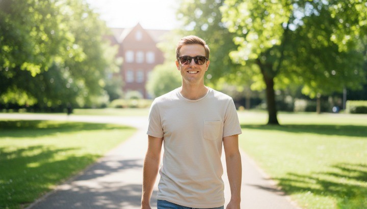 reduced glare and eye strain with photochromic spectacles outdoors