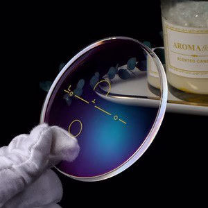Blue cut bifocal lenses with anti reflective coating options
