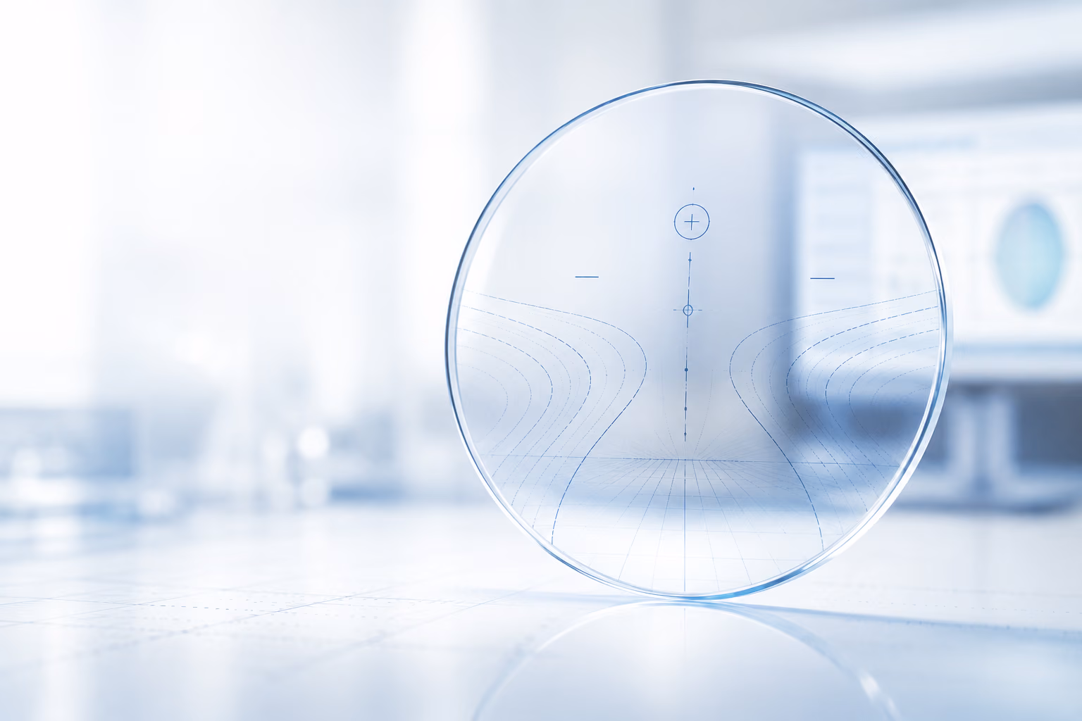 Freeform progressive lens production for optical labs