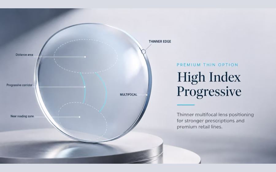 167 High Index Progressive Lens