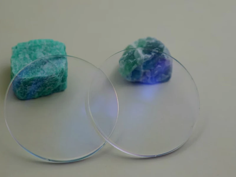 High prescription lens samples prepared for RFQ review
