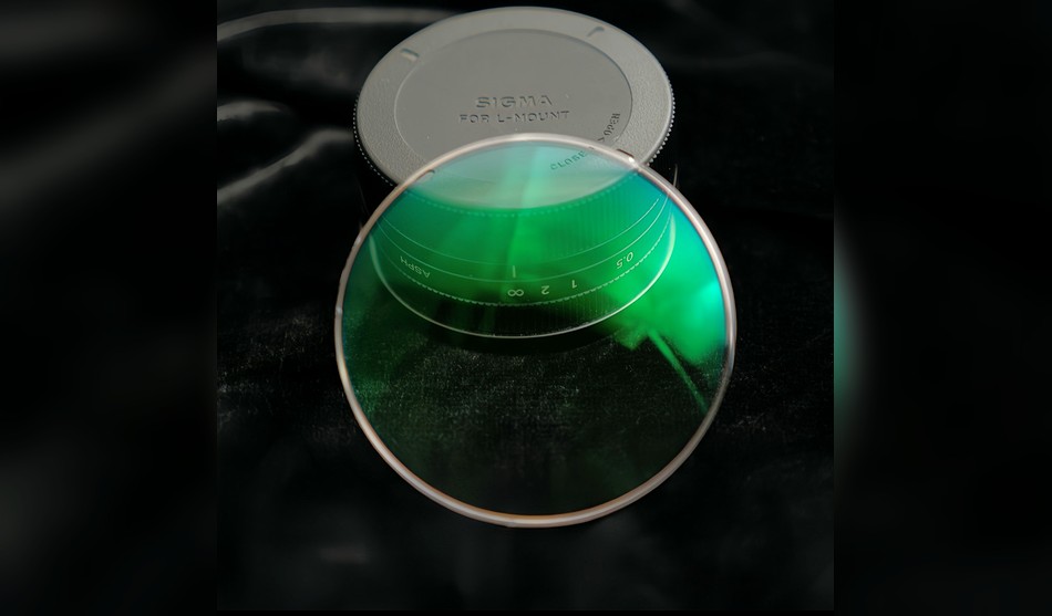 1.56 optical lens related card with complete green lens subject view