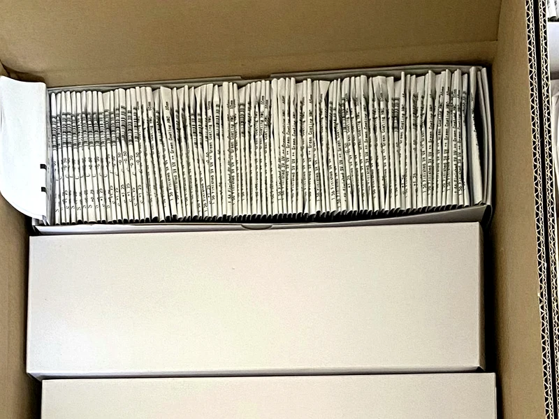 RX lens samples prepared for RFQ review